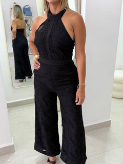 Black lace jumpsuit