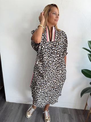 Animal print dress
