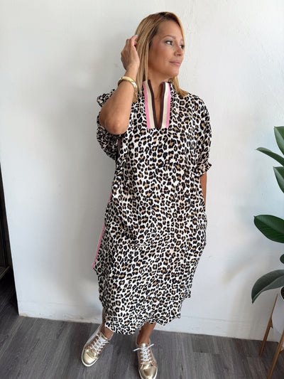 Animal print dress