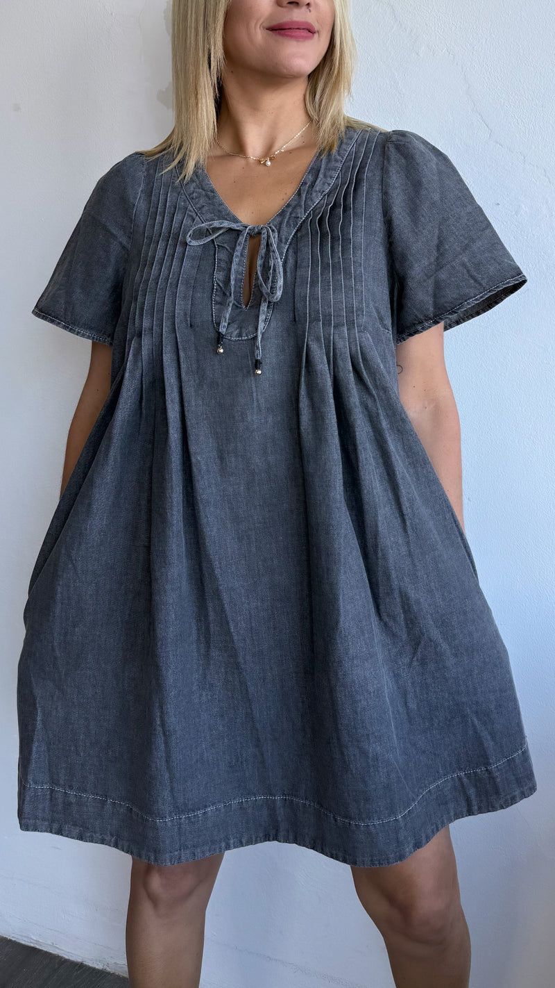 Denim dress