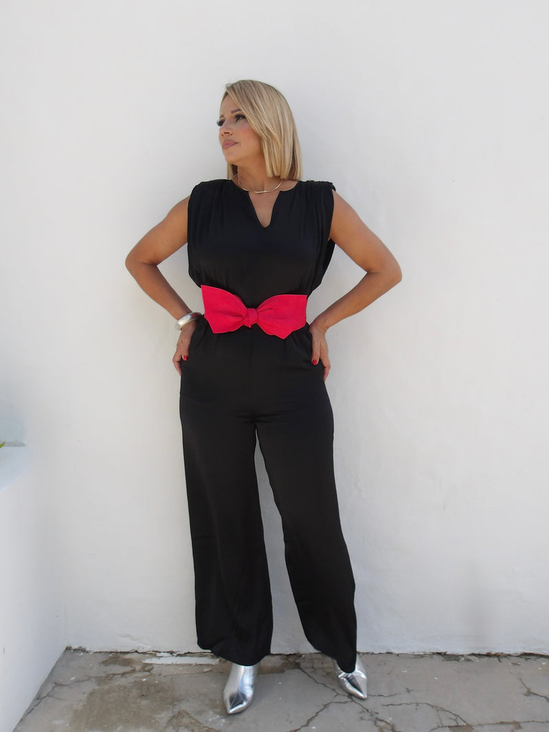Black jumpsuit