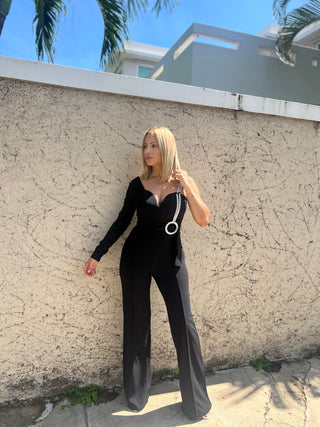 Black jumpsuit