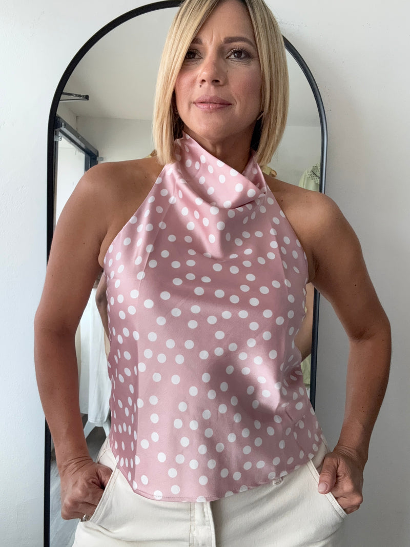 Polka dots top