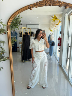 White lace set