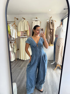Denim jumpsuit