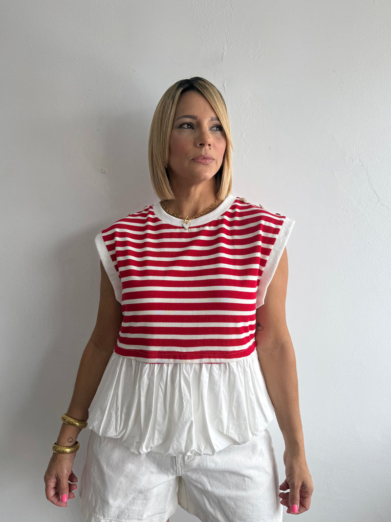 Red bubble top