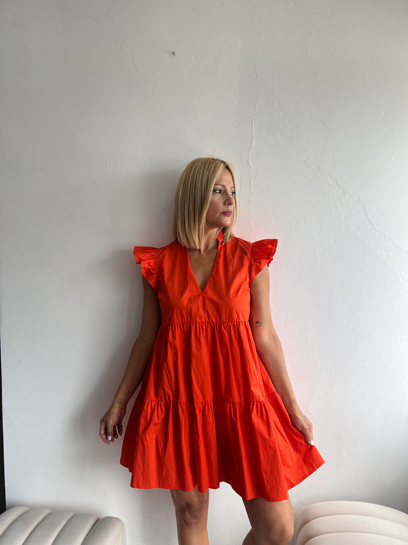 Orange dress