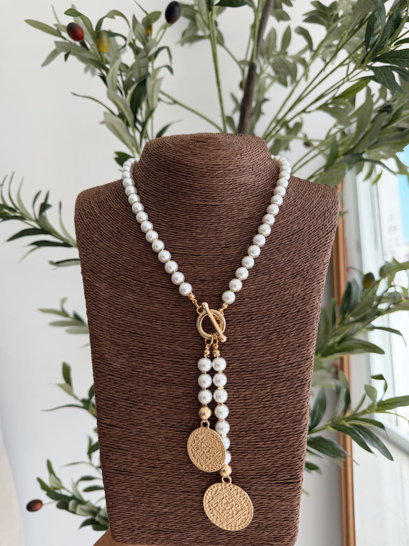 Pearl Coin Necklace