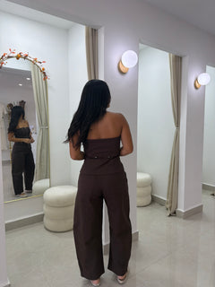 Military corset jumpsuit