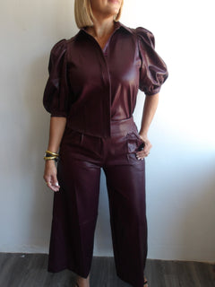 Burgundy pants