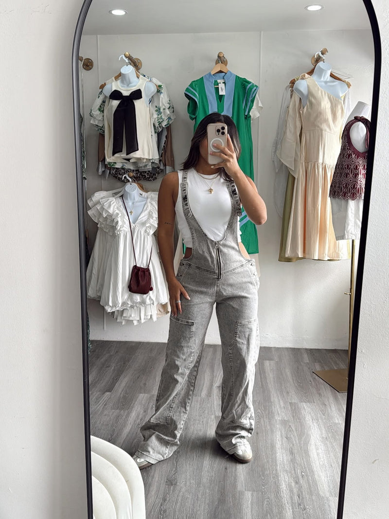 Grey jumpsuit