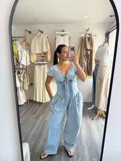 Denim jumpsuit