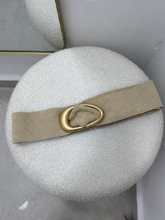 Suede Oval Belt
