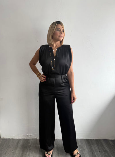 Black jumpsuit