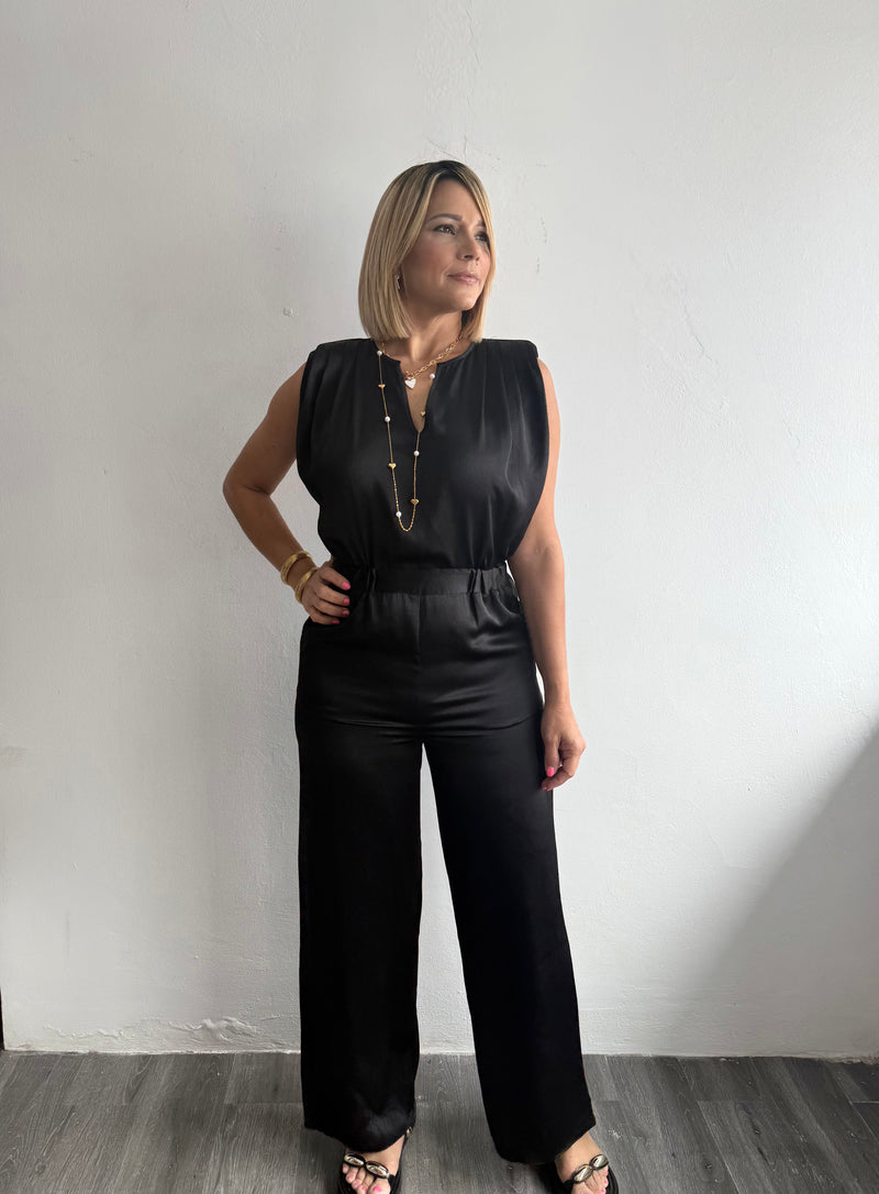 Black jumpsuit
