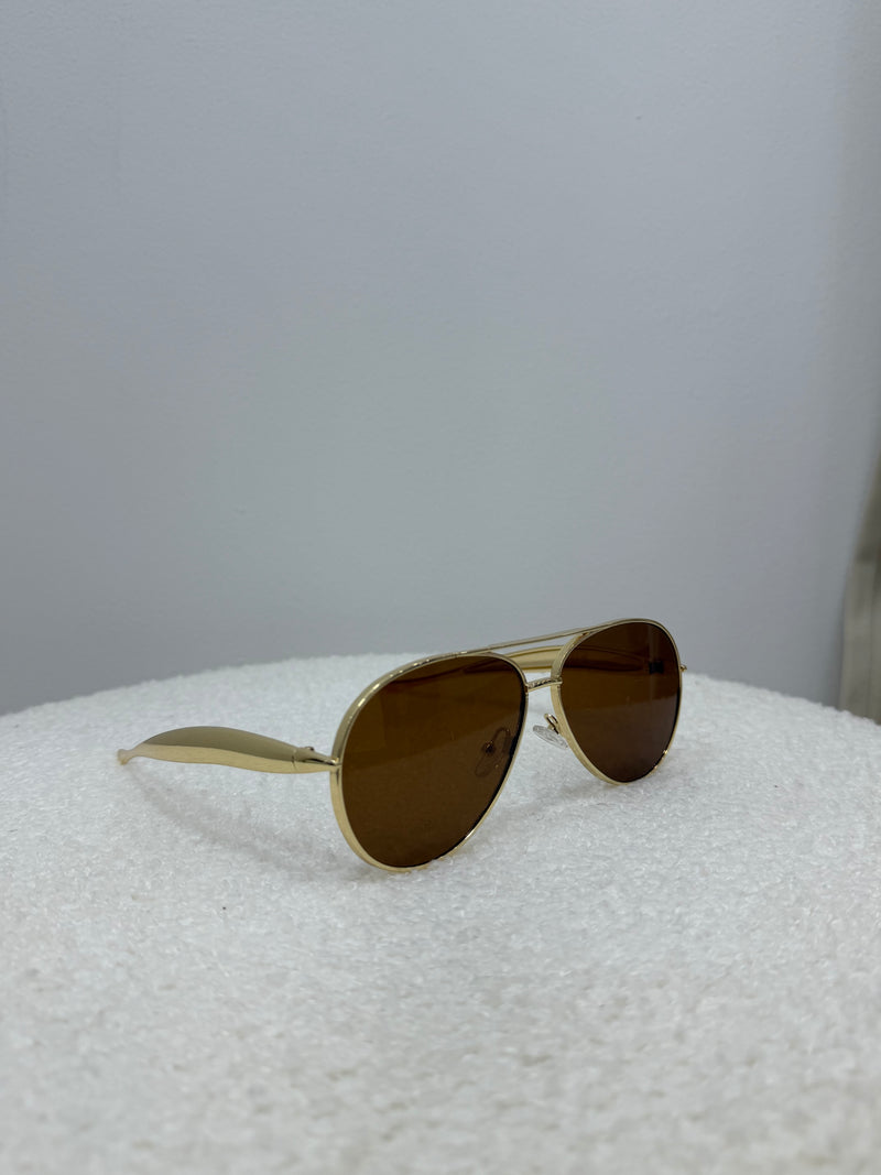 Nova gold sunglasses