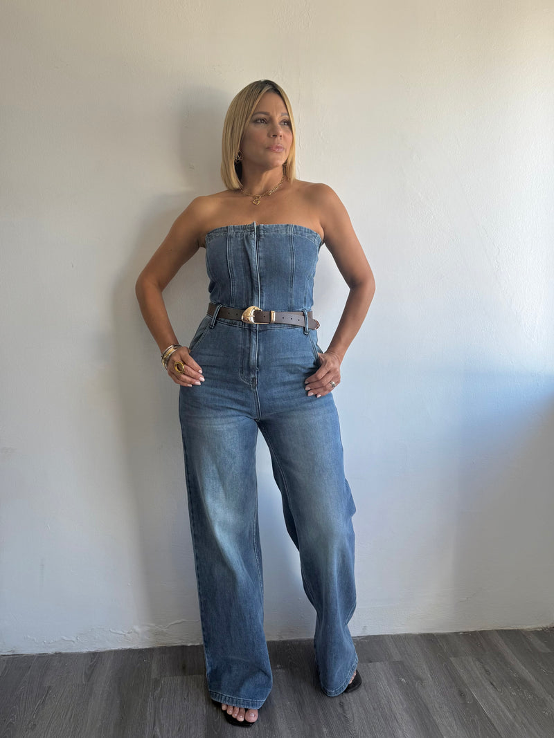 Denim jumpsuit