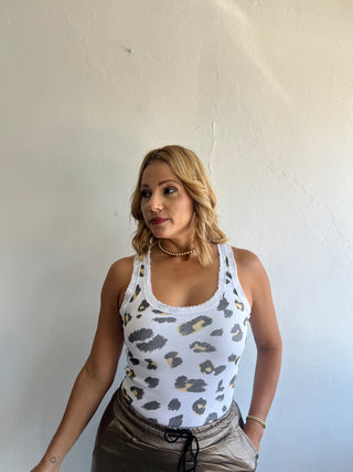 Animal print top