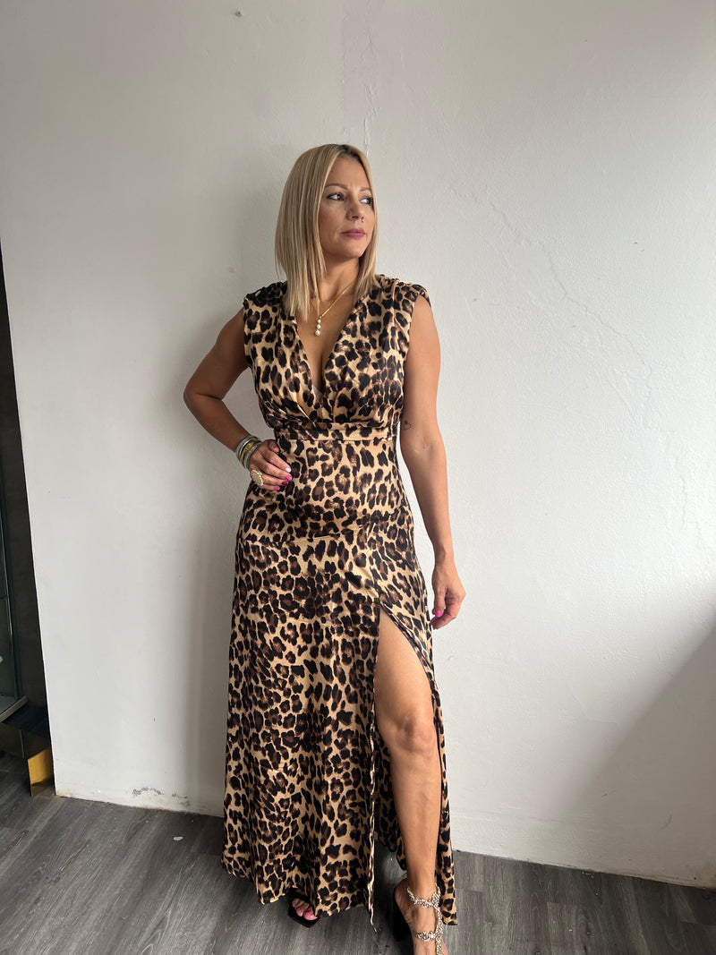 Animal print dress