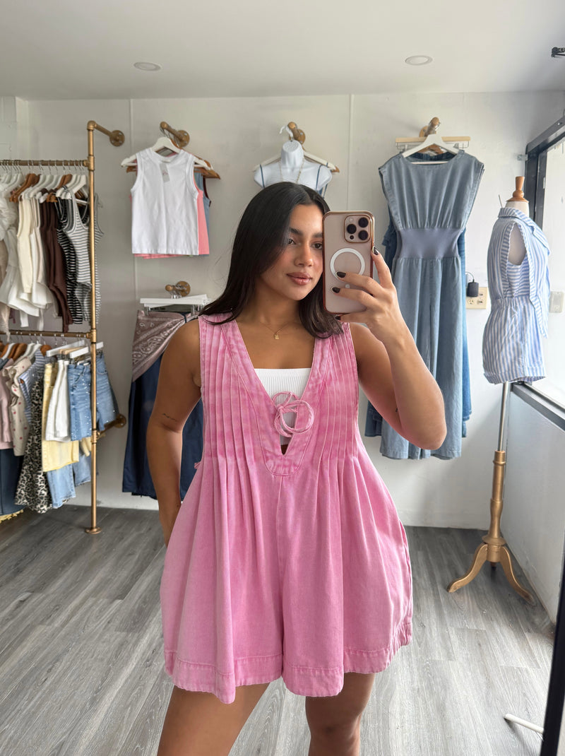 Pink romper
