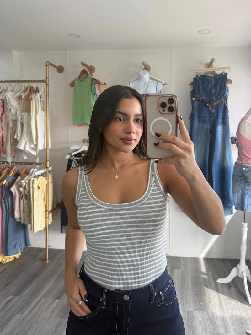 Stripe bodysuit