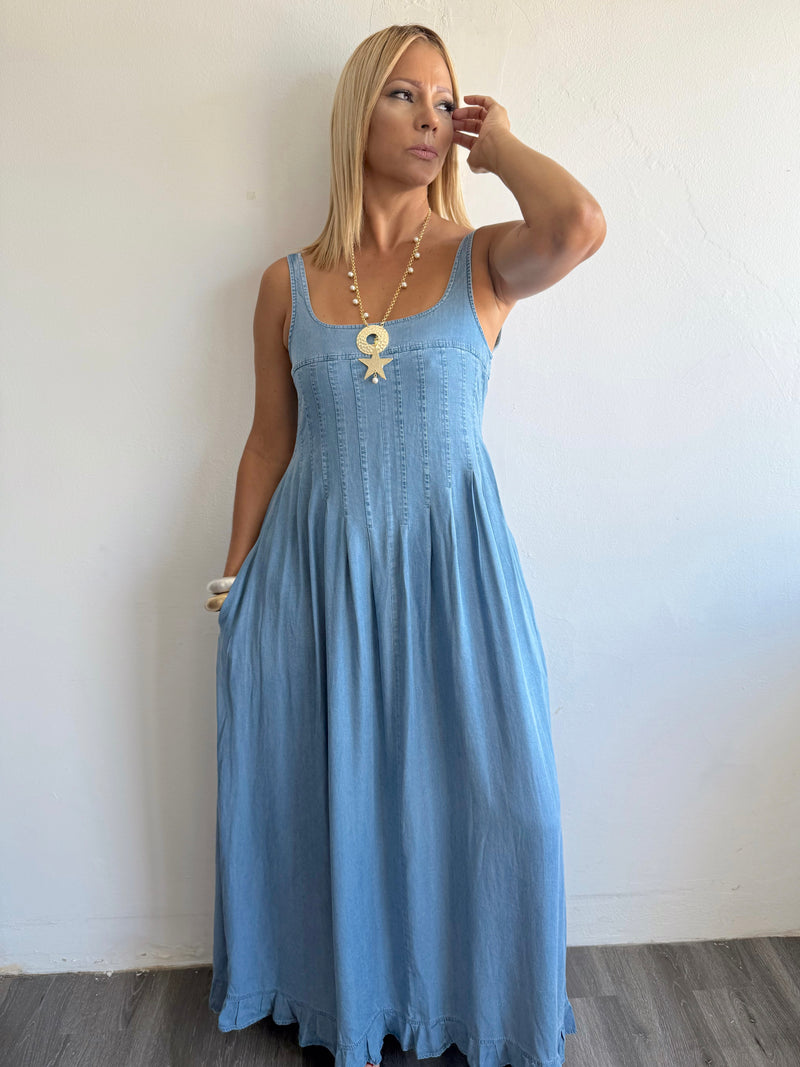 Denim dress