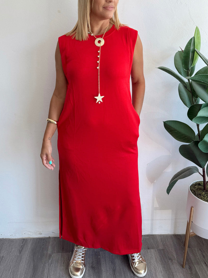 Red dress