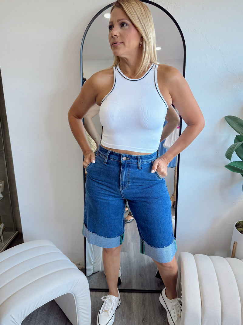 Denim jorts