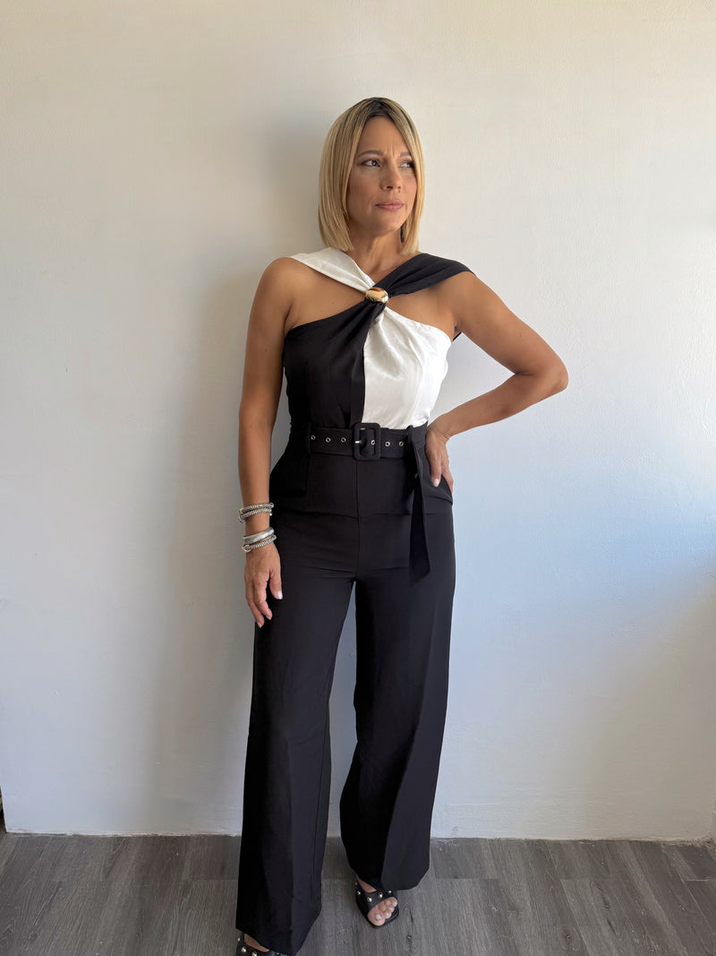 Black/Ivory jumpsuit