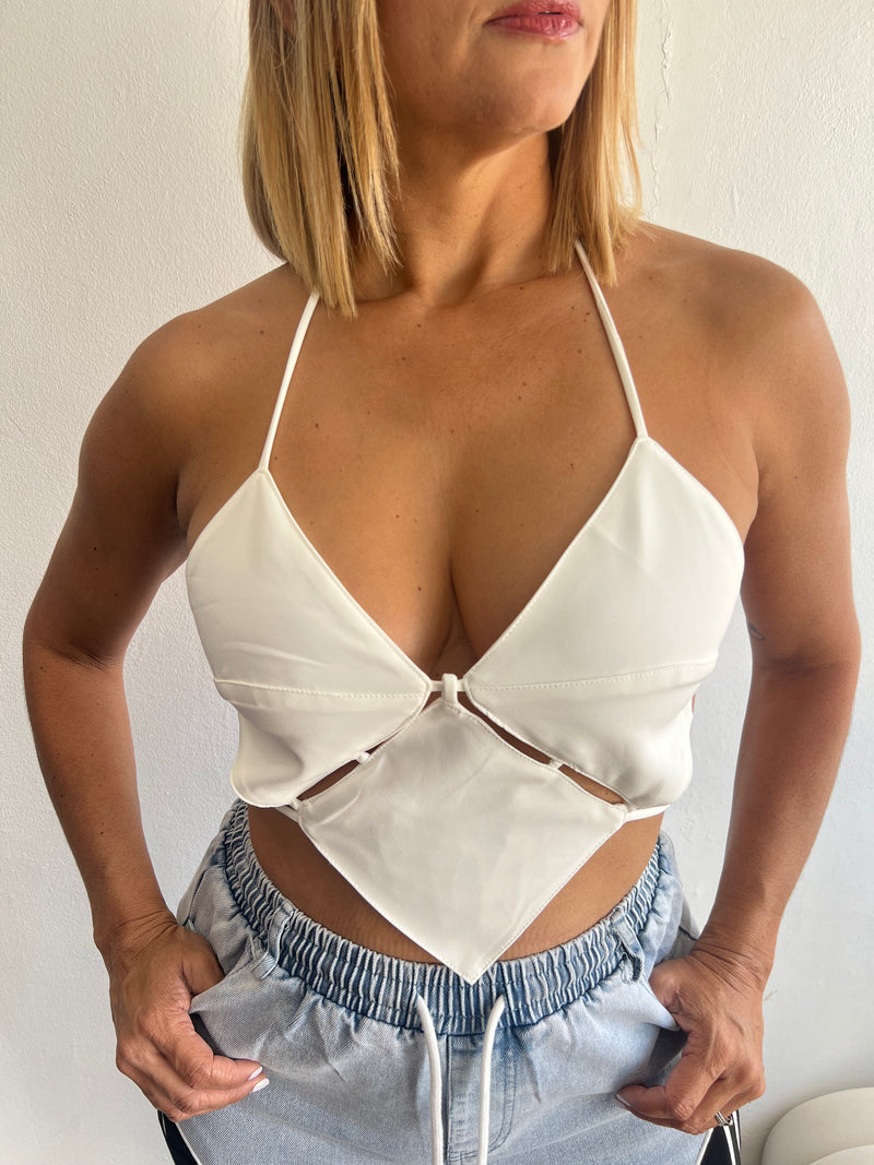 Cut out crop top