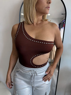 Bodysuit one shoulder