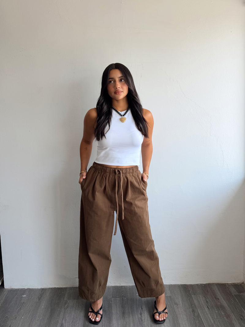 Chocolate brown pants