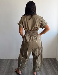 Olive jumpsuit