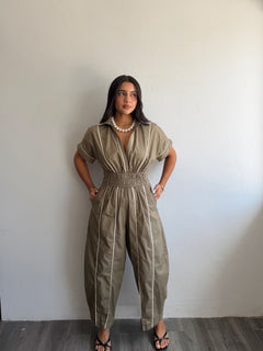 Olive jumpsuit