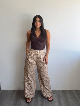 Animal print pants