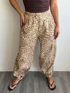 Animal print pants