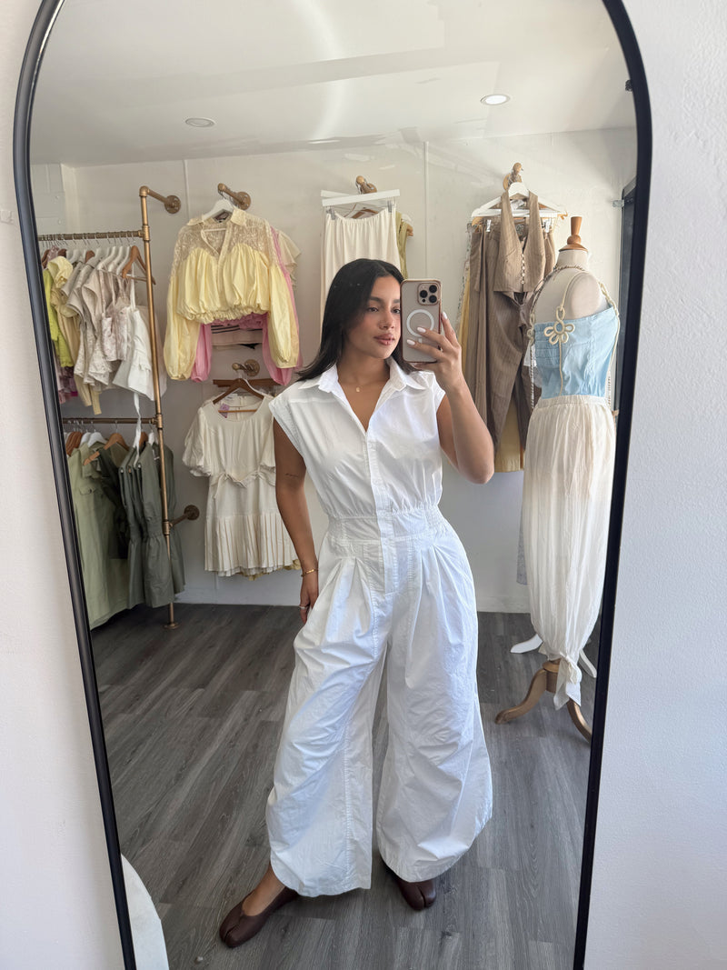 White jumpsuit