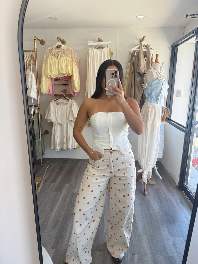 Polka dots pants