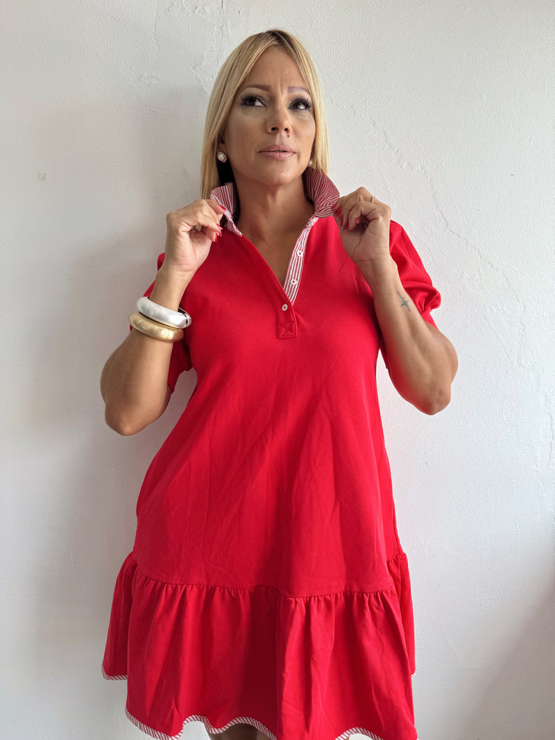 Red dress