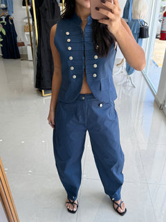 Blue two piece