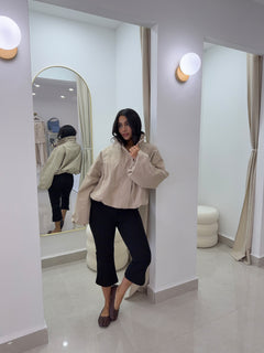 Bubble taupe jacket