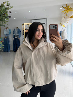 Bubble taupe jacket