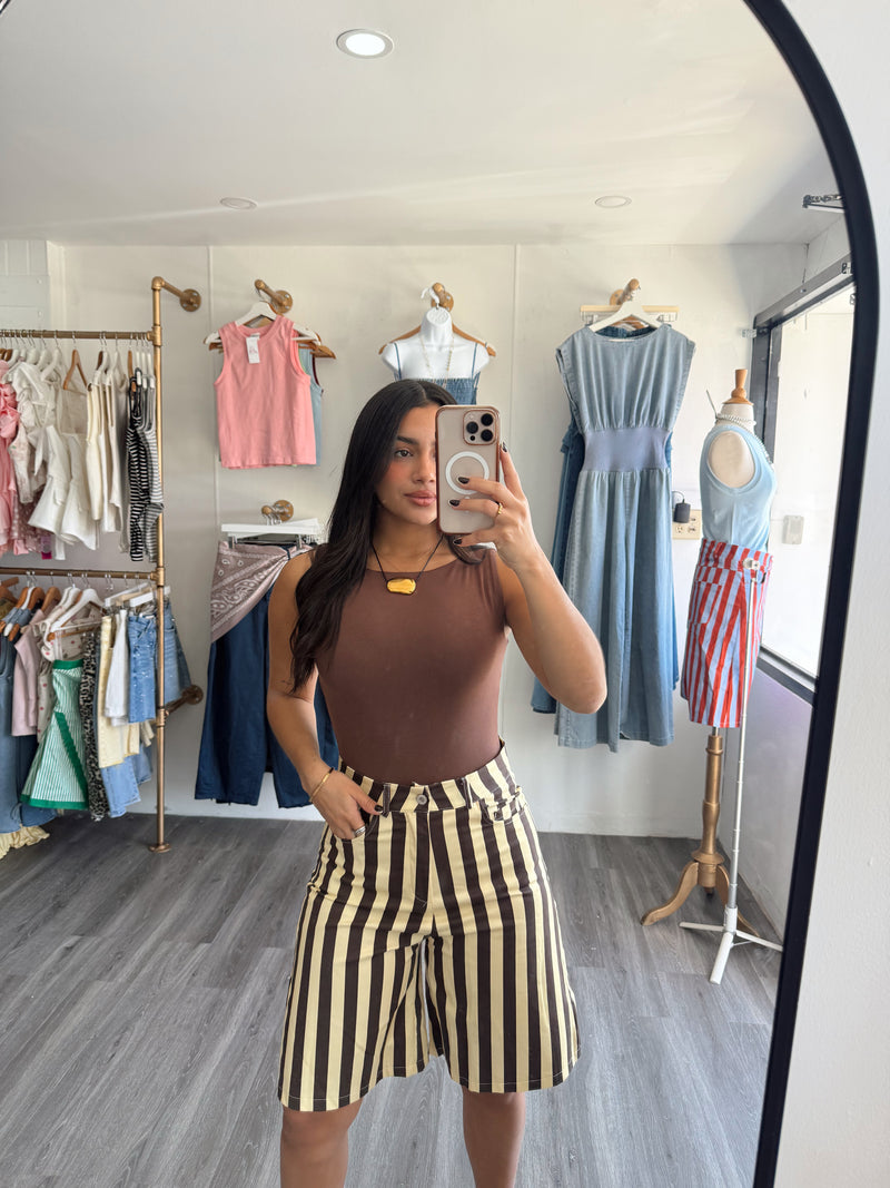Striped shorts