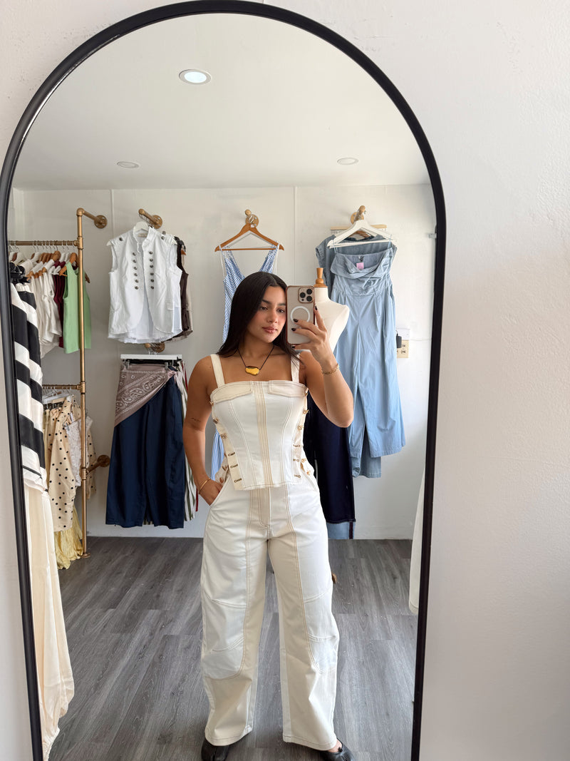 Cream/white set