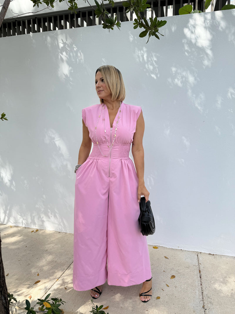 Pink jumpsuit