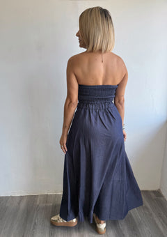 Denim maxi