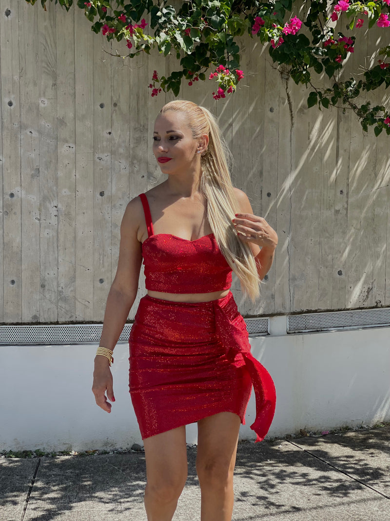 Red two piece set